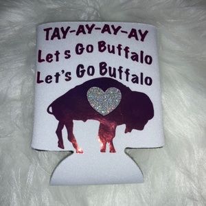 Custom Buffalo Bills And Taylor Swift Let’s Go Buffalo Koozie